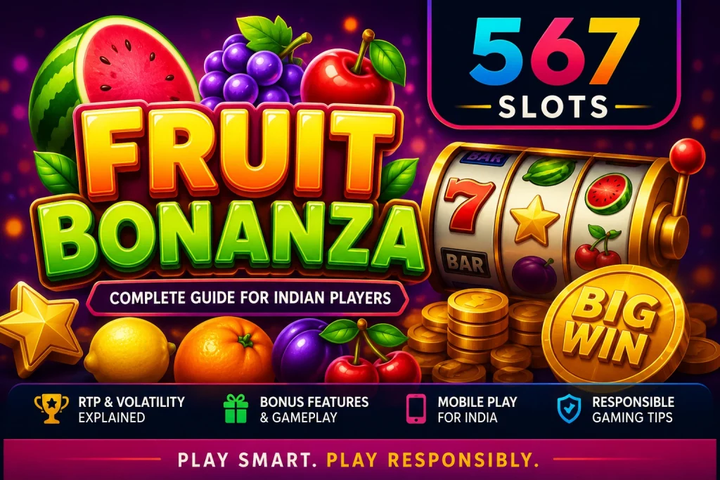 Explore Fruit Bonanza with a detailed guide for Indian players. Learn how RTP, volatility, RNG systems, bonus features, mobile gameplay and responsible gaming principles shape the overall experience.